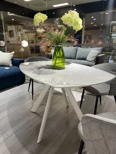 Стіл обідній ROUND BIANCO в наявності - 5