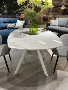 Стіл обідній ROUND BIANCO в наявності - 6